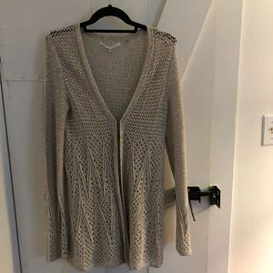 ANTHRO | Tan cardigan | Small